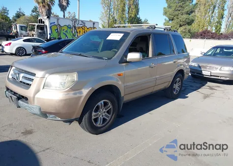 2006 Honda Pilot Ex-L from USA, damaged, VIN 5FNYF28556B007114